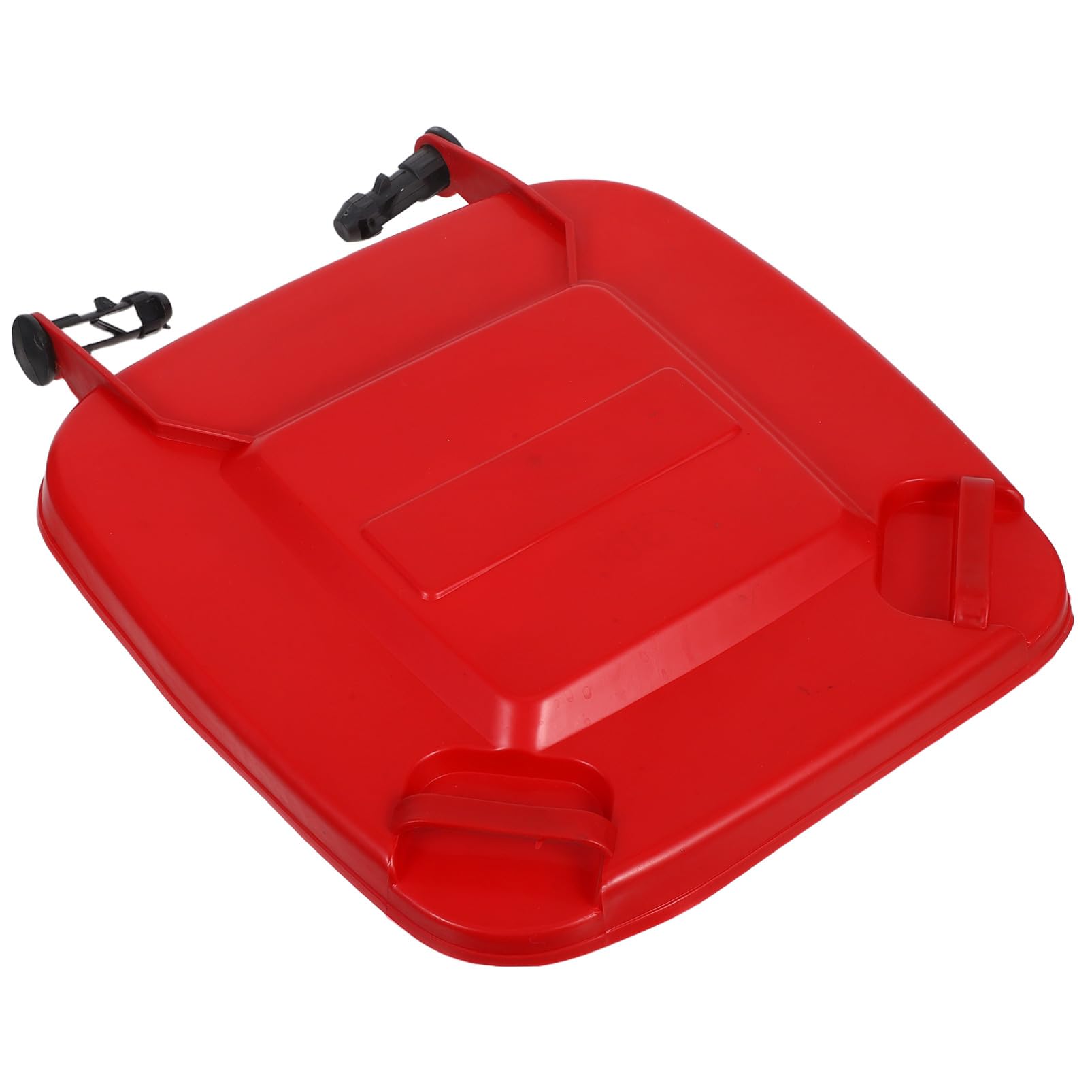 Cabilock Trash Can Lid Replacement Sturdy Plastic for Indoor Bathrooms Red Garbage Can Cover with Odour Prevention and Damage Resistant Features, Suitable for Waste Bin Storage
