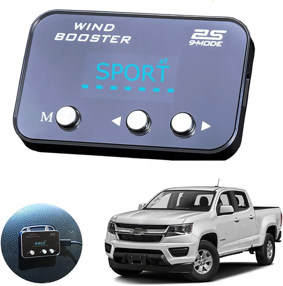Throttle Response Controller Compatible for 2012-2022 Chevy Colorado Wind Booster Fuel Throttle Pedal Electronic Response Controller