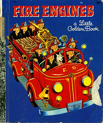 The Little Golden Fire Engine Book B002VFL9LG Book Cover