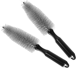 ULTECHNOVO 2pcs Wheel Rim Cleaning Brush Set, Soft PP Car Detailing Tool