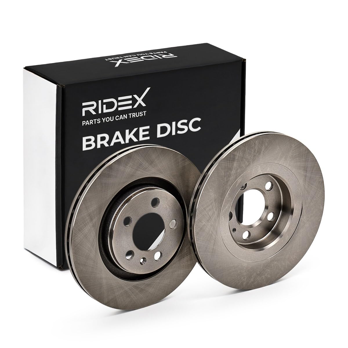 RIDEX 3405B0358 Juego para eje Kit de discos de freno y pastillas Delantero sin tornillos Compatible con VW Golf IV Hatchback 1J1