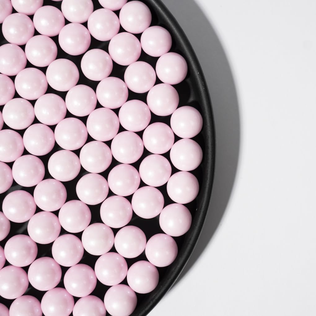 NIPEOR Pink Pearls Sprinkles,Edible Pearl Sprinkles 46oz