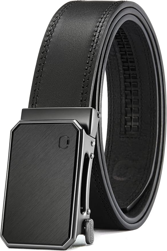 Image of CHAOREN 40mm Ratchet Belt Buckle Only for 1 3 /8 Slide Belt Strap, Automatic Click Buckle Adjustable