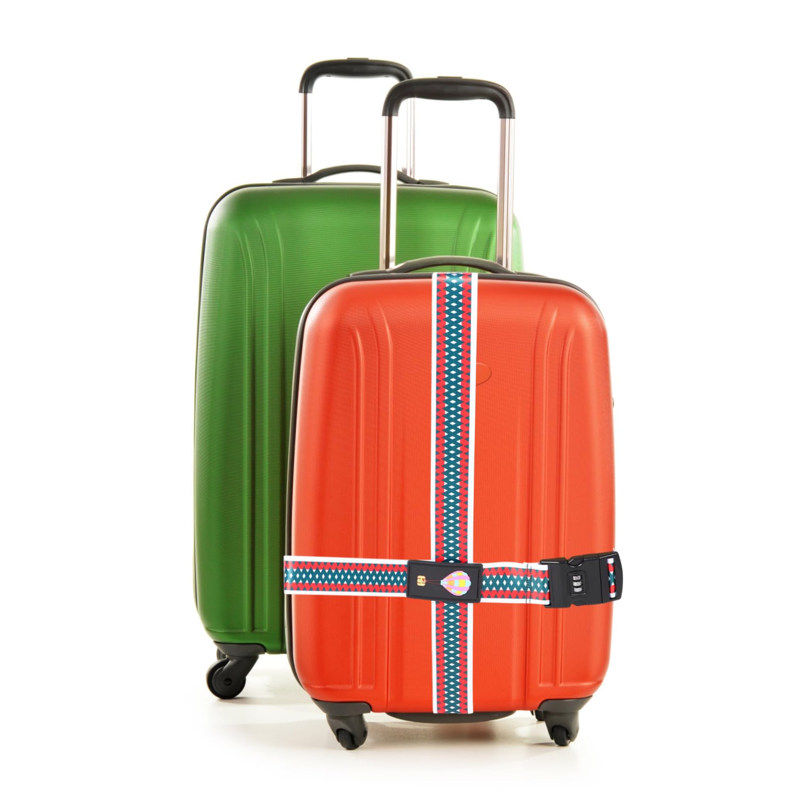 3 Stück Verstellbarer Koffergurt mit Doppel Zahlenschloss Cartoon Kreuz Packgurt für Koffer Sicheres Reisegepäckband Geeignet für Urlaub und Geschäftsreisen