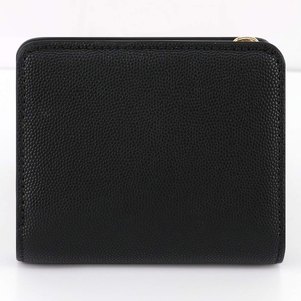 【未使用品】マークジェイコブス ロゴプレート 二つ折り財布 ブラック マーク ジェイコブス MARC JACOBS マークジェイコブス 二つ折り