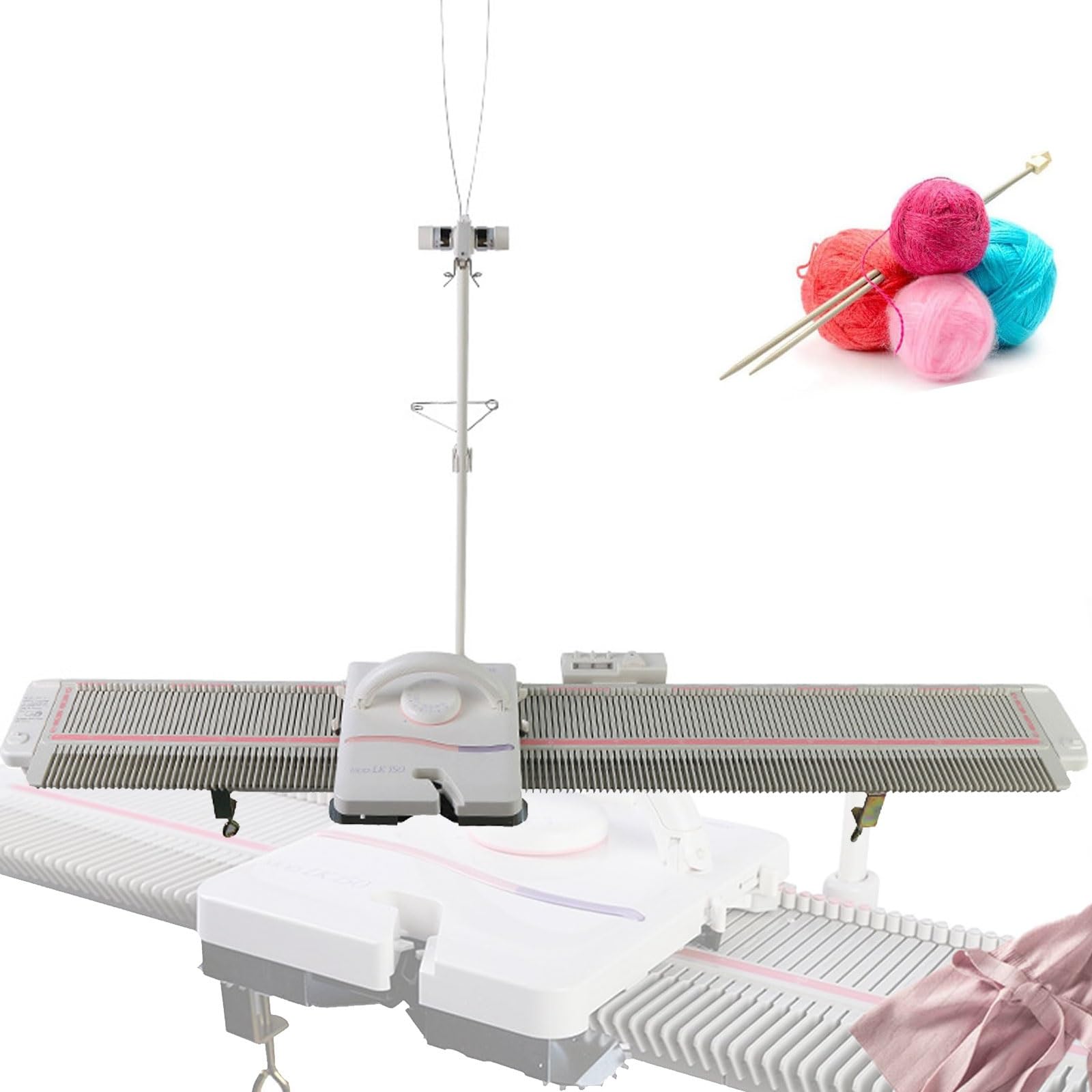 Amazon.co.jp: 半自動編み機、150ステッチ/6.5mmミッドゲージ帽子