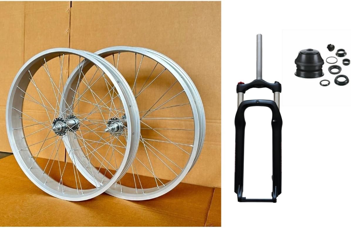 CDH 26" x 4 Fat Tire Bike Rim Wheel Set Heavy Duty 12