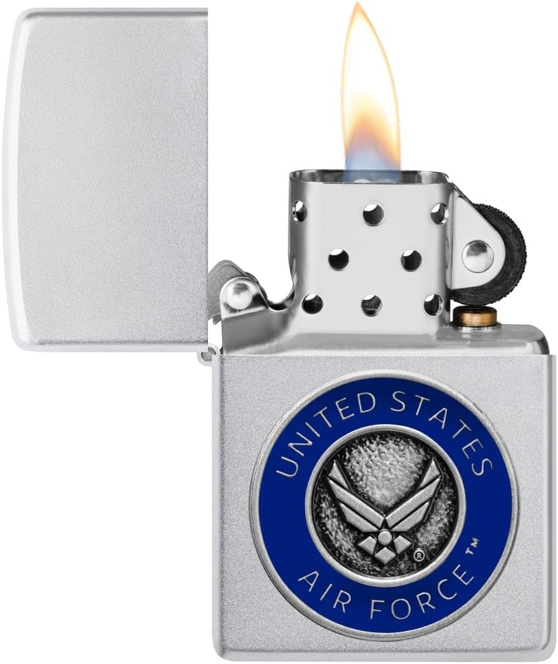 Encendedor Zippo Satin Chrome Vintage personalizado miniatura 5