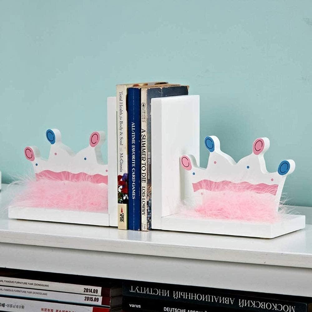 Sujetalibros Decorativos para Carpetas de Libros, Decoraciones de Almacenamiento de Escritorio para habitación Infantil, sujetalibros de Plumas, Tapones para Libros Pesados