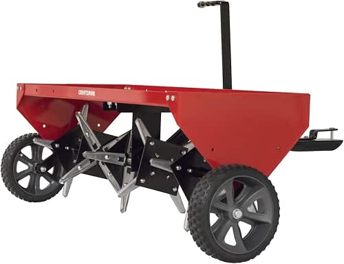 CRAFTSMAN (CMXGZBF7124213) 40" Tow Behind Lawn Plug Aerator, 24 Galvanized