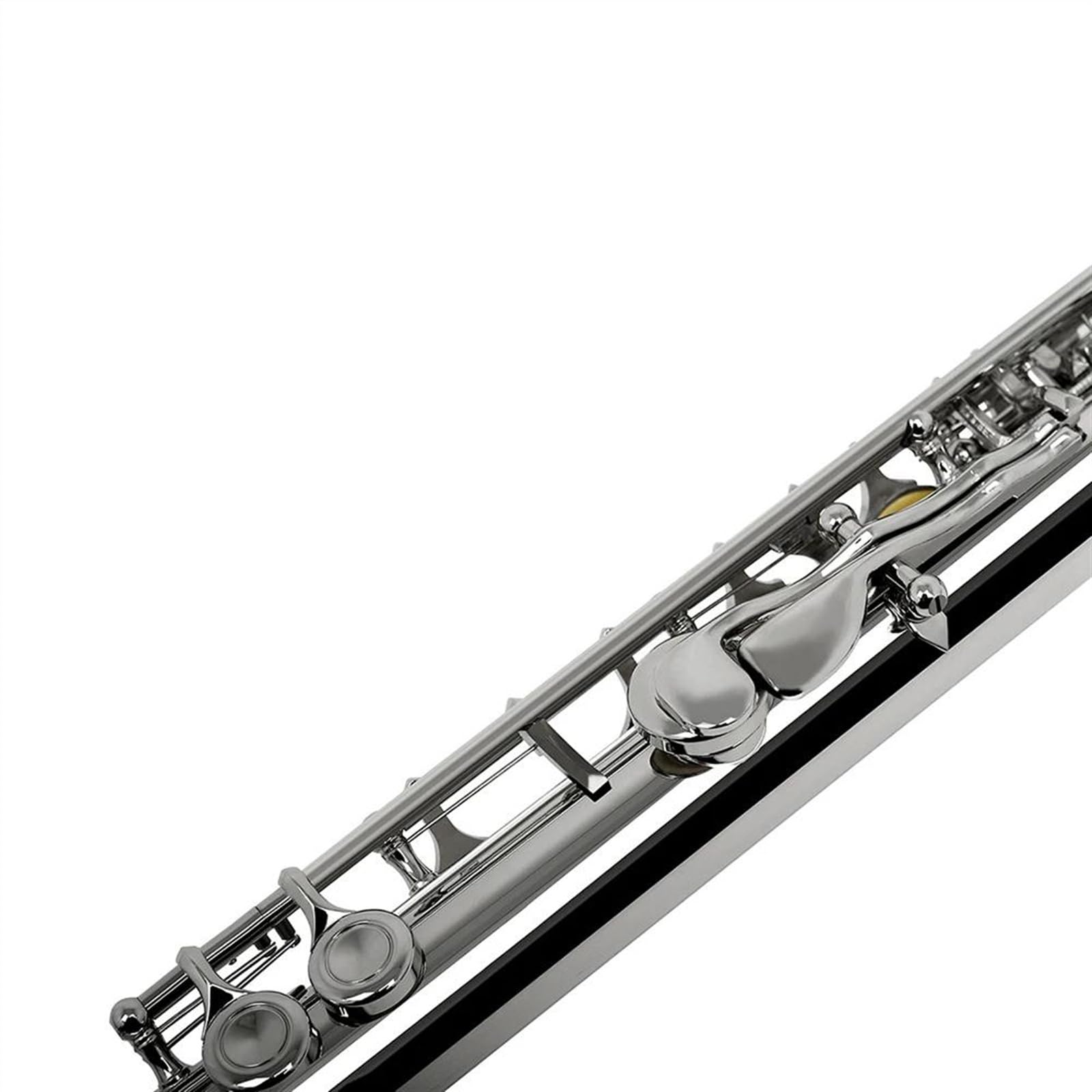 Professionale Flauto Traverso Flauto Per Studenti In Cupronichel Placcato Argento A 16 Fori Tono C Con Custodia In Pelle