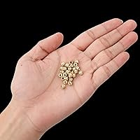 Vista 3 de 100 piezas de tuercas de latón para impresión 3D, M3x4x5mm M3 Inserto roscado Tuercas moleteadas de latón Tuerca hembra moleteada con rosca