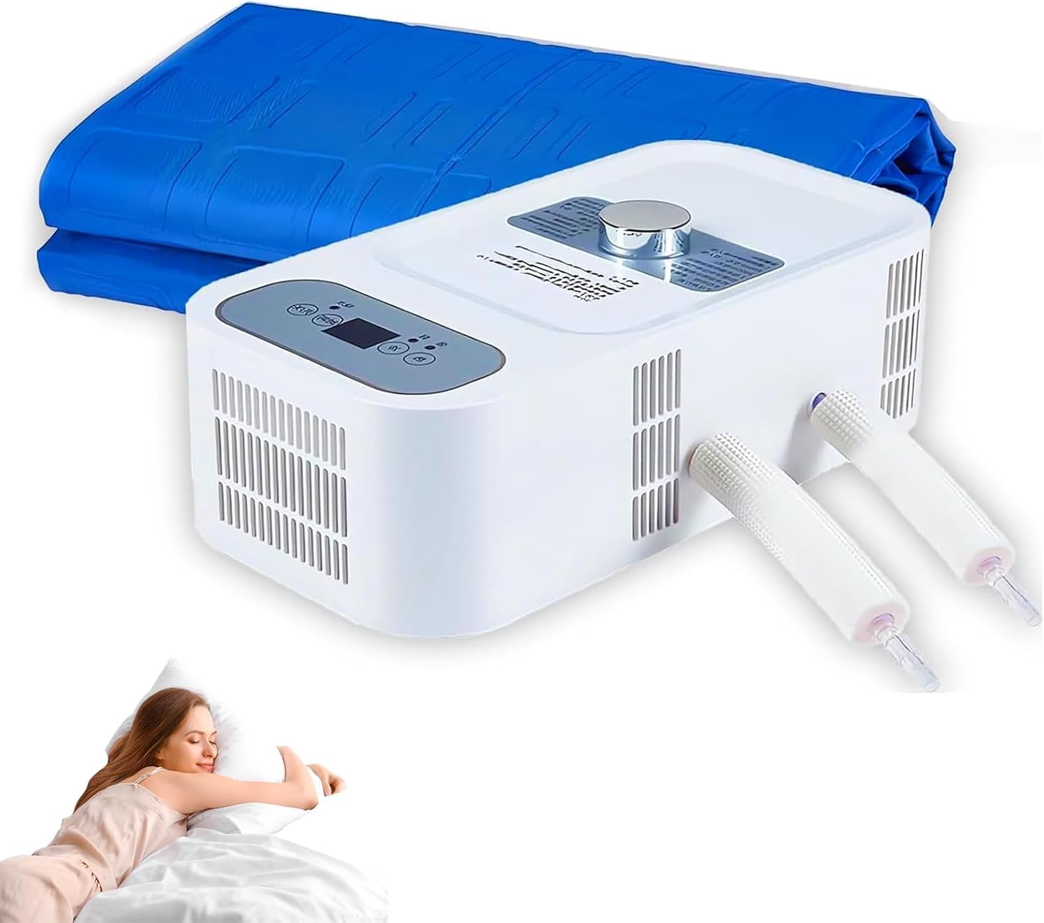 IMOYBBR Water Cooling Mattress Pad, Electric Water-cooled Topper With 12h Timer – Cools Down 3-8℃, 160×140cm Summer Cooler For Optimized Sleep, Night Sweat Relief