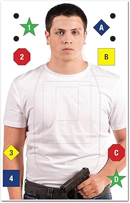 Photo Realistic Command Target - 25 Pack