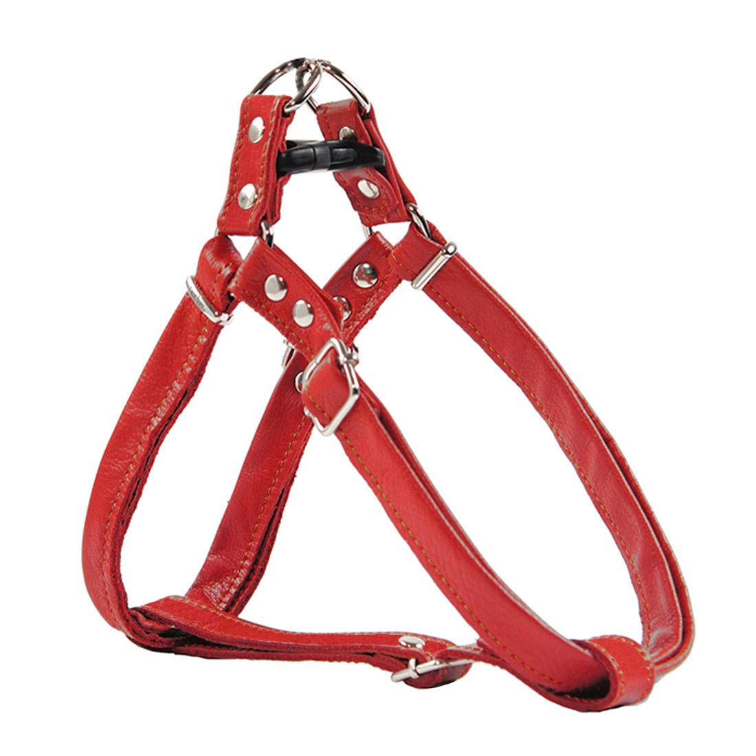 feiling Dog Harness Anti Pull Soft Leather Harness Adjustable Chest Harness Norwegian Escape Proof Pet Harness Soft for Small Medium Large Dogs (S