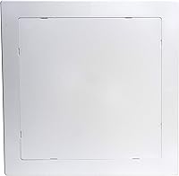 Oatey 34056 14x14 Inch White Wall Access Panel - Flush/Surface Mount for Plumbing, Electrical & Utilities