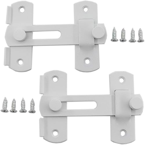 Pestillo de puerta abatible de acero inoxidable, pestillo de puerta de granero, pestillo de puerta corrediza, cerrojo de seguridad para puerta de