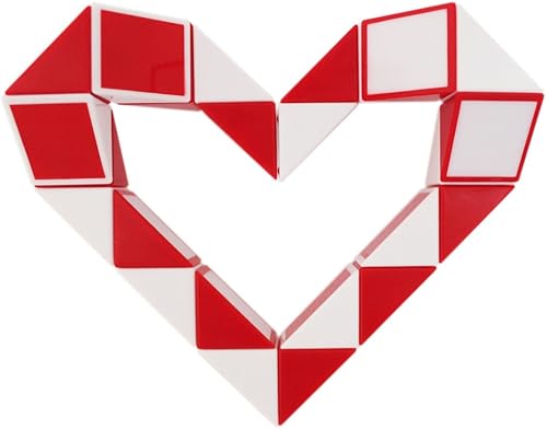 Mipartebo Rompecabezas de cubo mágico de serpiente giratoria, 24 cuñas, tamaño grande, juguetes de serpiente, regalo de fiesta, juego de bolsas de