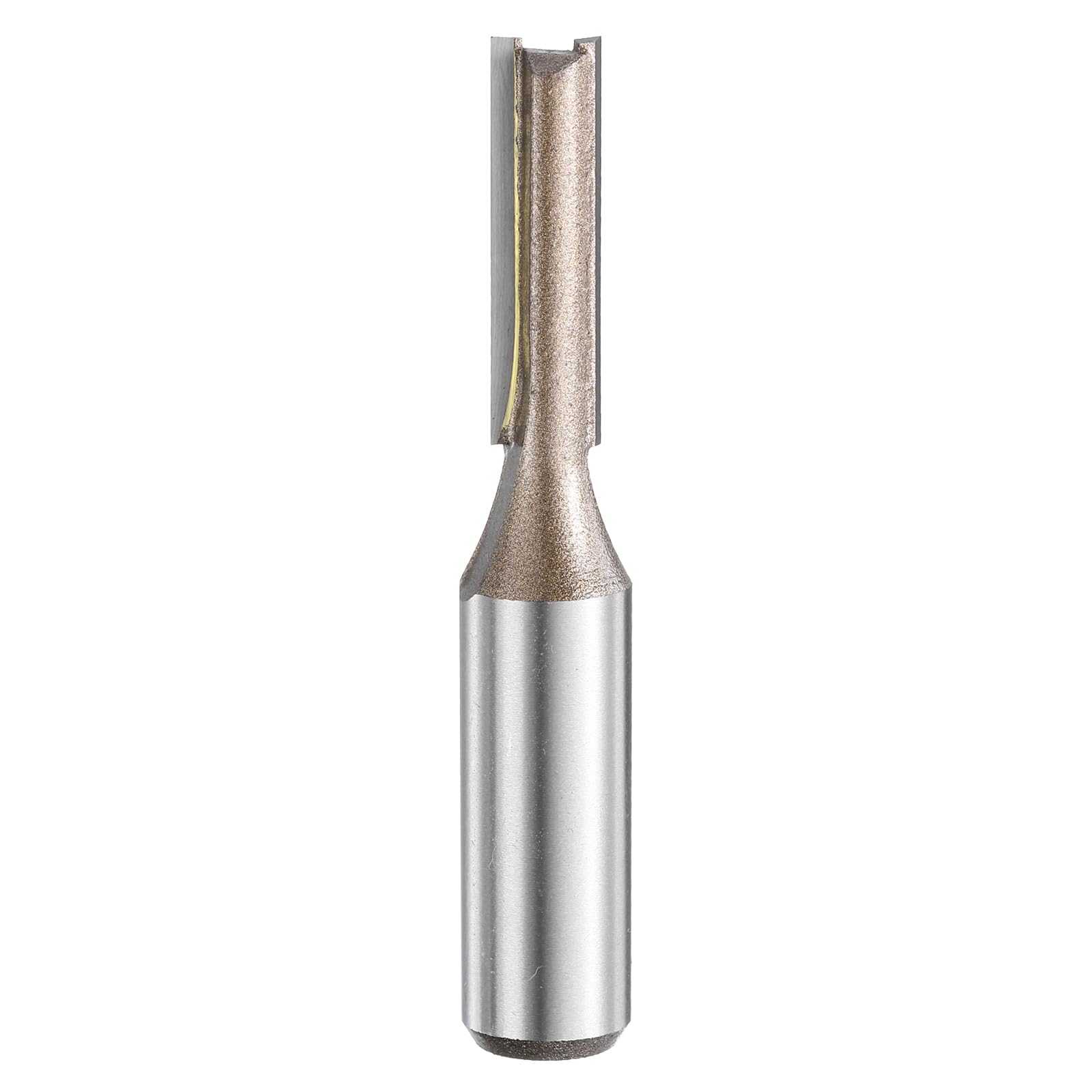 HARFINGTON Straight Router Bit 1/2 Inch Shank 5/16" Cutting Dia, 2 Flutes 1.18 Inch Cutting Length YG6 Carbide Cutter with PTFE Heat Resistance