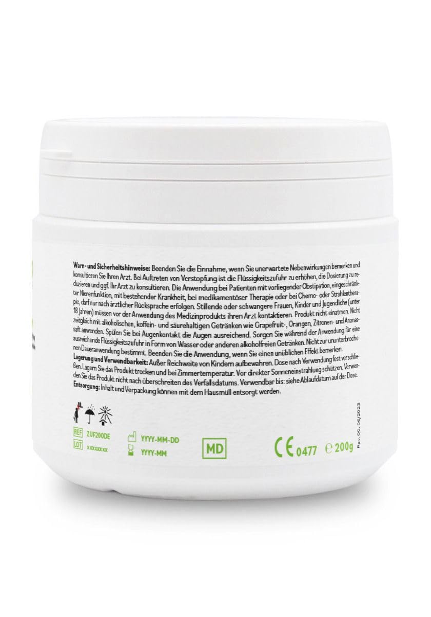 Zeolith MED Premium 200g Detox-Pulver, Medizinprodukt, ultrafeines 9µm hochreiner Zeolith-Klinoptilolith mit exponentiell mehr Oberfläche und Wirkung pro Gramm, Entgiftungskur, Apothekenqualität