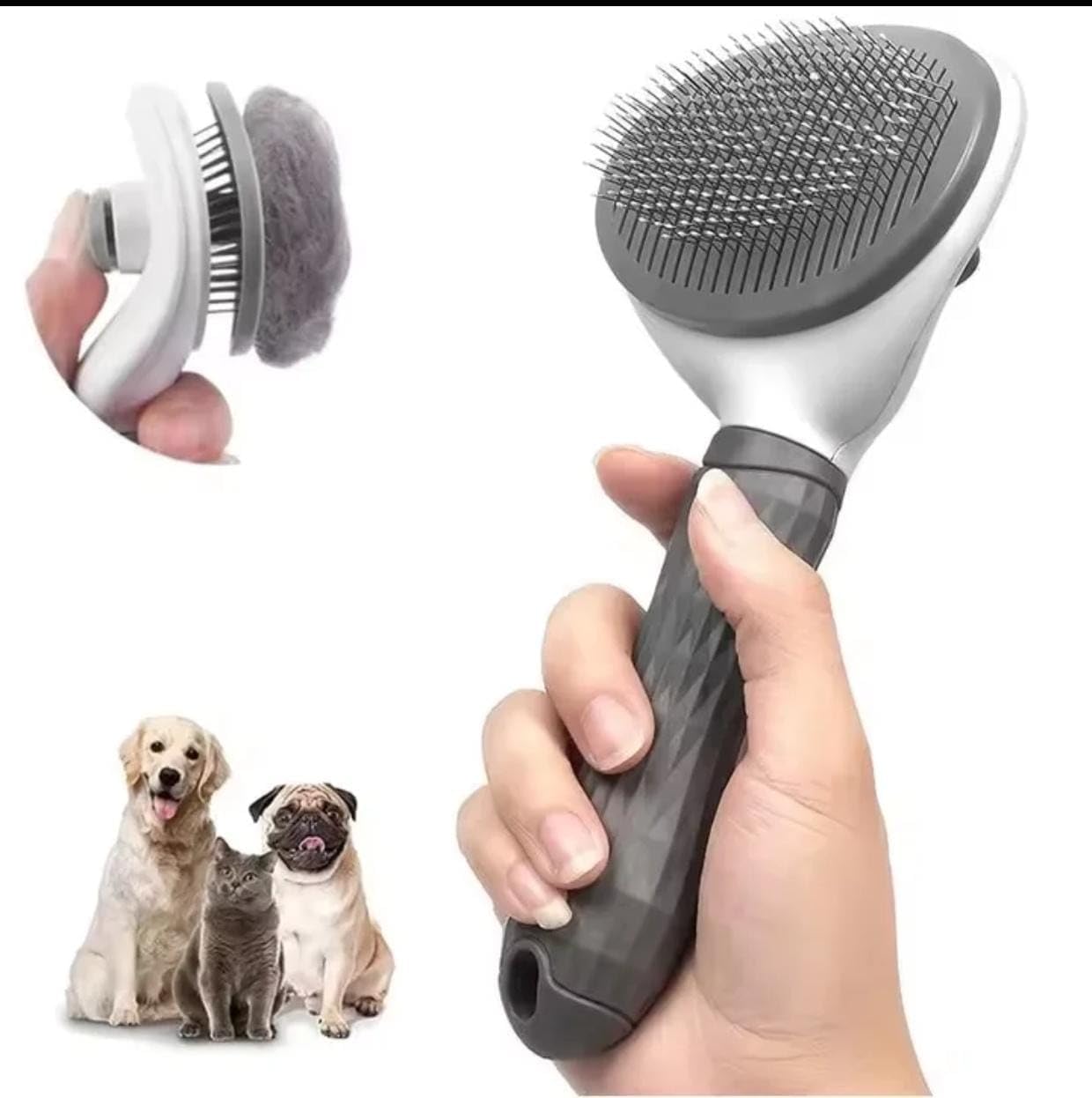 Yadava Self Cleaning Slicker Pet Grooming Brush Pet Cleaning Tool Suitable for All Pets Dog Comb, Dog & Cat Accessories, Dog Hair Brush, Cat Comb, Pet Brush, Self Cleaning Slicker Brush Oval Shape (Pack of 1) (Multicolor) (B0DG2V49D6) Amazon Price History, Amazon Price Tracker