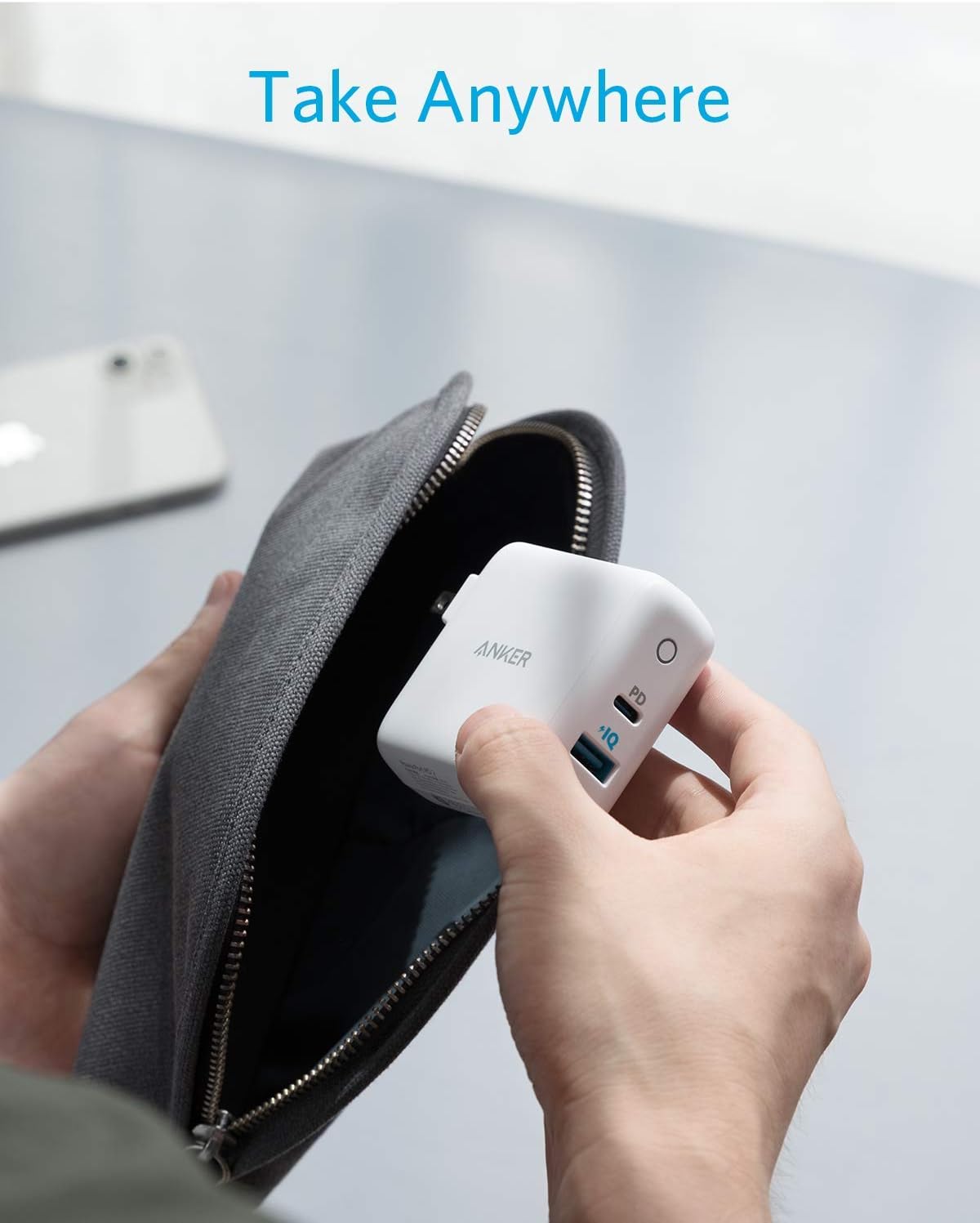 iPhone 12 Charger, Anker 30W 2 Port Fast Charger with 18W USB C Power Adapter, Foldable PowerPort PD 2 for, iPhone 12/12 Mini / 12 Pro / 12 Pro Max / 11 / X/XR/XS, iPad Pro, Pixel, Galaxy : Cell Phones & Accessories