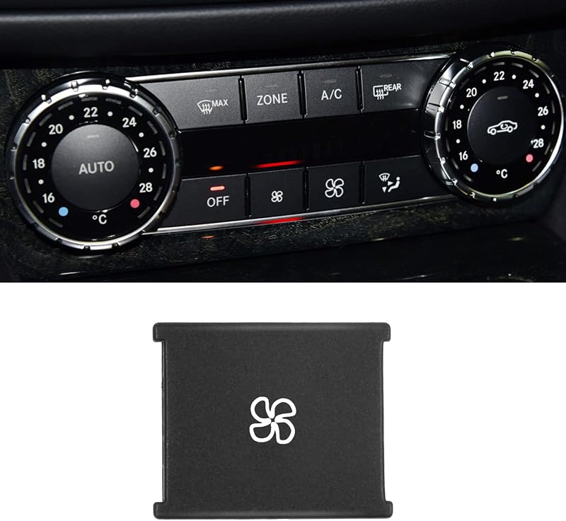 Botão de velocidade do ventilador do ar-condicionado Jaronx para Mercedes-Benz – 1 unidade