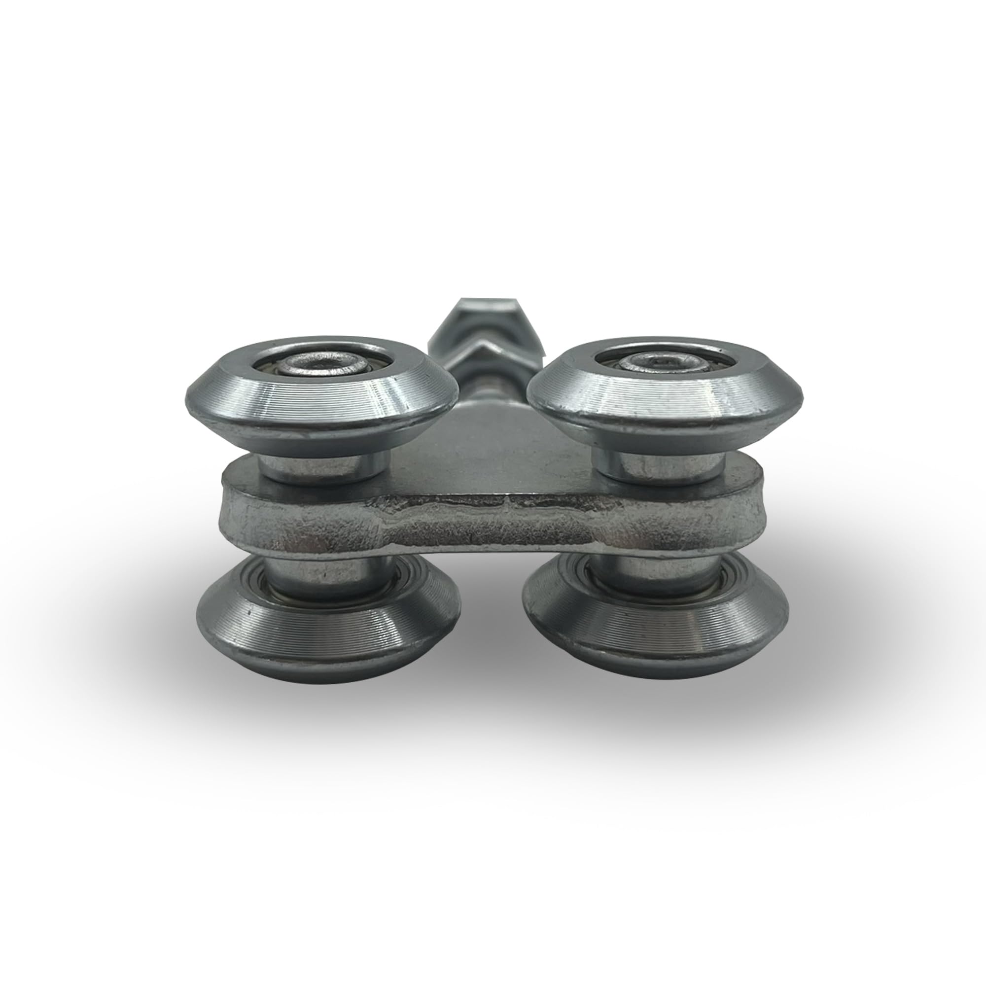 DOJA Barcelona Rollapar Forjada Doble U30mm Robusta - Roldana Doble para Puerta Pesada con Giro Suave, Montaje Sencillo y Resistente para Uso Exterior, Interior, Polea Tendedero de Acero — view 5