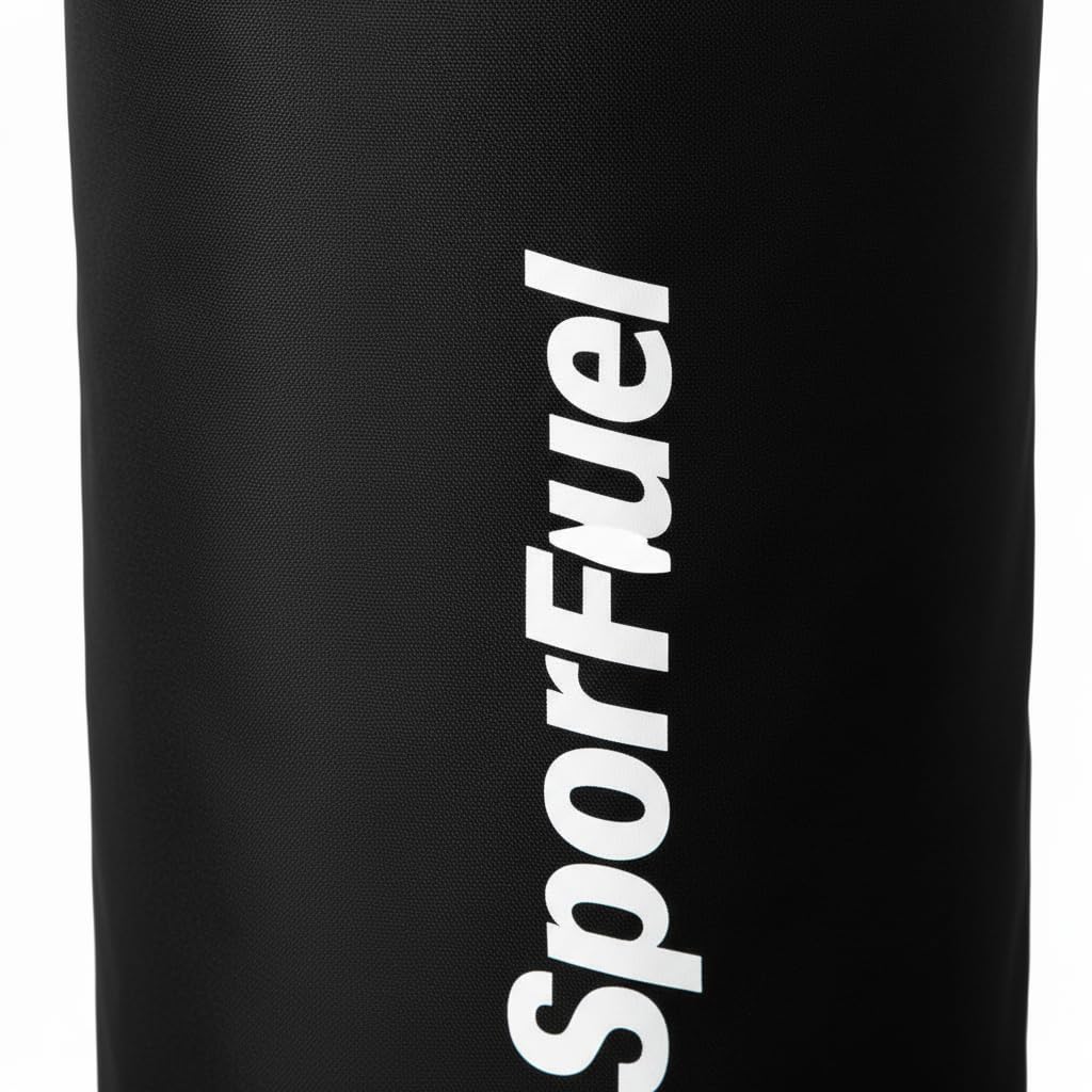 SportsFuel Yoga Mat Cover Bag (Pack of 2) | Lightweight, Washable & Durable Cover for Yoga Mat with Adjustable Strap & Drawstring Closure for Men & Women | Black 1