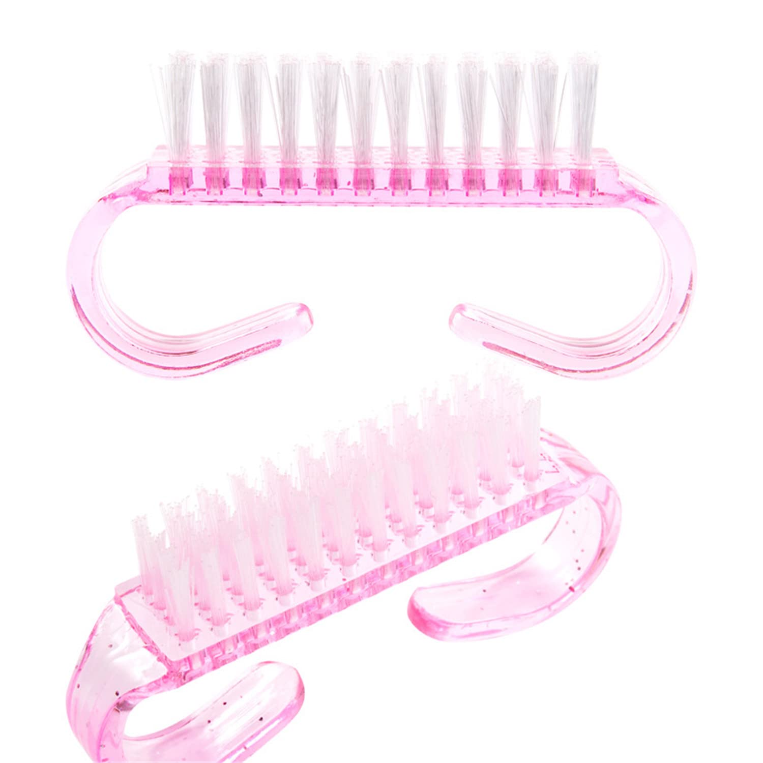 4 Pièces Brosse Ongles à Manche Brosse de Nettoyage pour Récurer Les Ongle Brosses à Ongles, Brosse de nettoyage des ongles en plastiqu