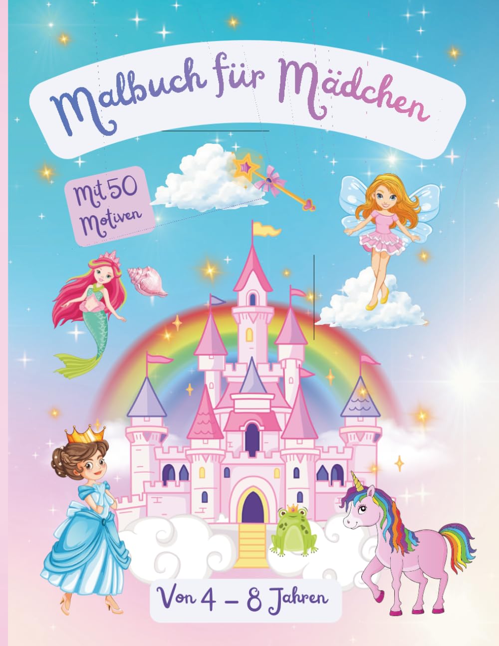 Malbuch: Für Mädchen