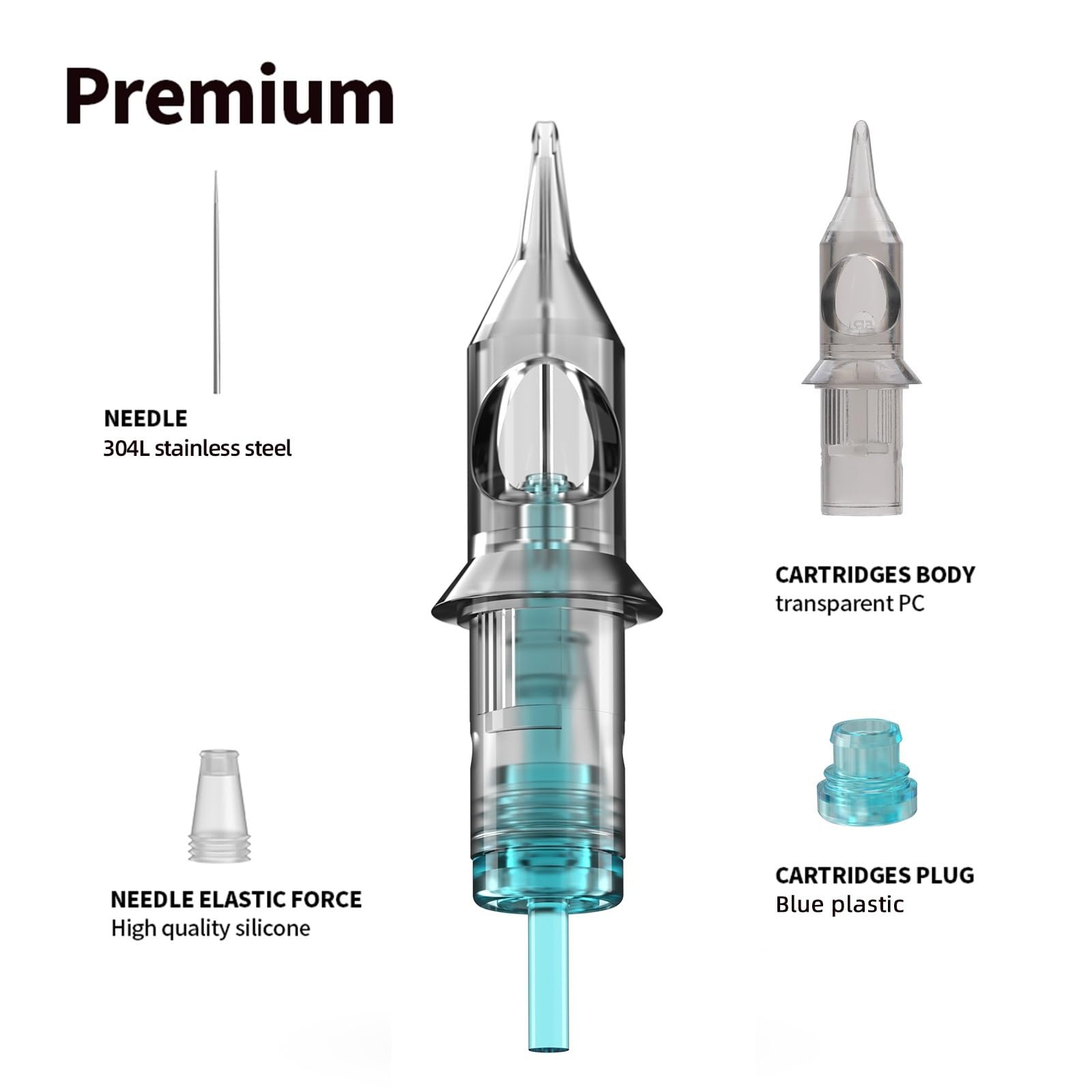 Kit macchinetta per tatuaggi professionale, penna rotativa per tatuaggi con mini alimentatore, pedale, aghi per tatuaggio, set di inchiostri e accessori