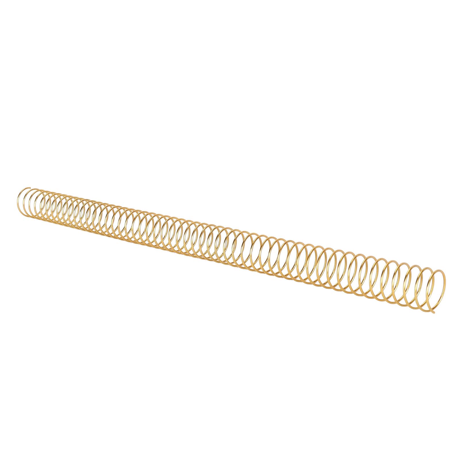 100 Stück Spiralbinder, Kapazität 170 Blatt, Durchmesser 19 Mm, 48 Zähne, Teilung 4:1, A4-Papier-Universitätspräsentationsset. (GOLD)