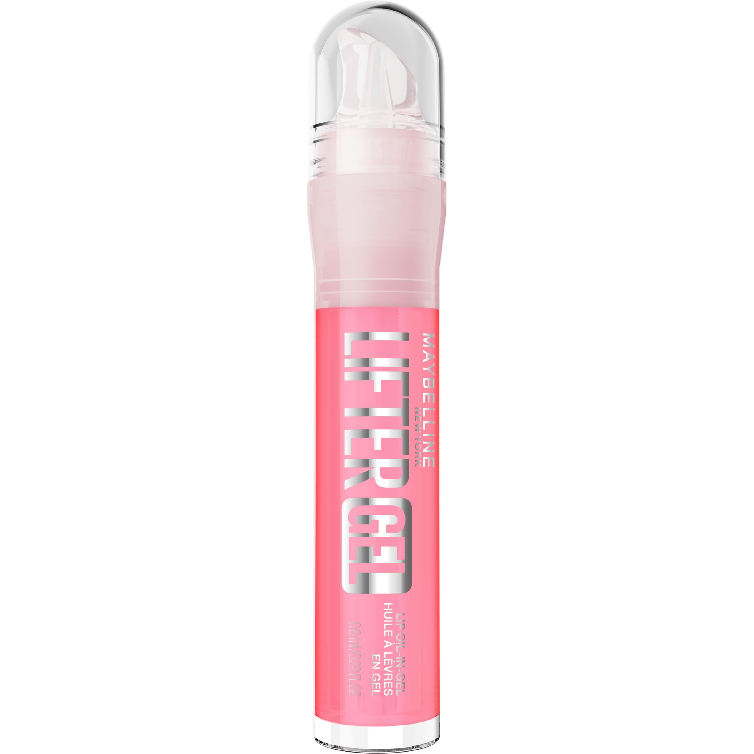 Maybelline New York Oil-in-Gel Lip Gloss Click Pen with Passionfruit Oil, 24Hours Hydration & Reflective Glass-Like Shine, Scented Non-Sticky Formula to Smooth Lip Lines, Shade: 004 - Sugar Sprit