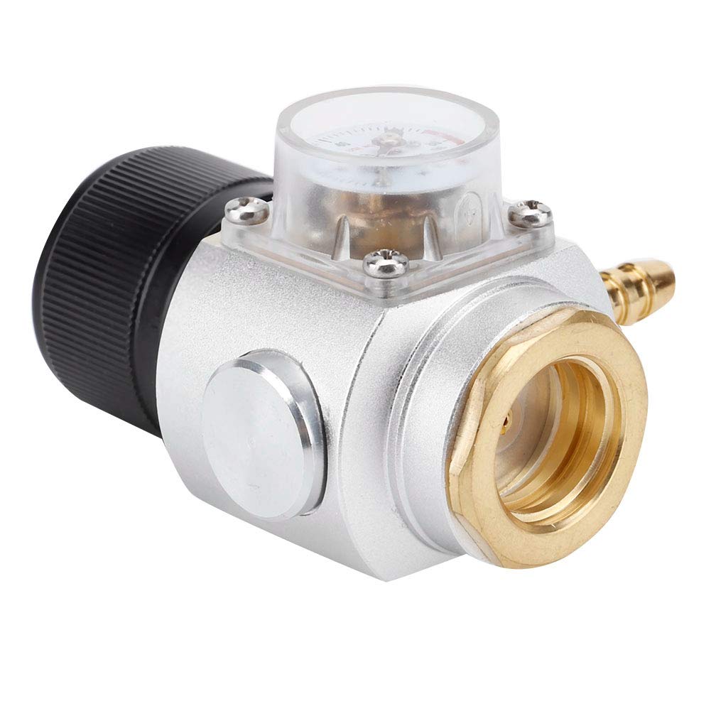 Mini reduktor gazu CO2 T21 * 4 zestaw manometrów sody z kablem do ładowania CO2 Regulator 0-90 PSI z argonem Mig Tig regulator spawania butli (dla Europy)