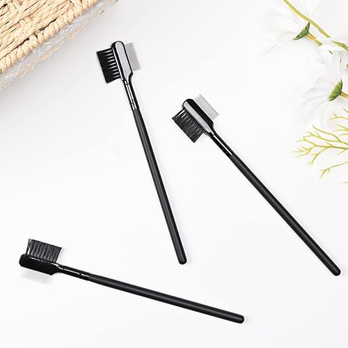 Miniatura 4 de 6 piezas de peine removedor de manchas de lágrimas de doble cara, peine de ojo de perro, peine de pulgas, cepillo multifuncional para gato, perro,