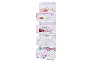 Enchanting Unicorn Nursery Decor: WERNNSAI Over-the-Door Organizer