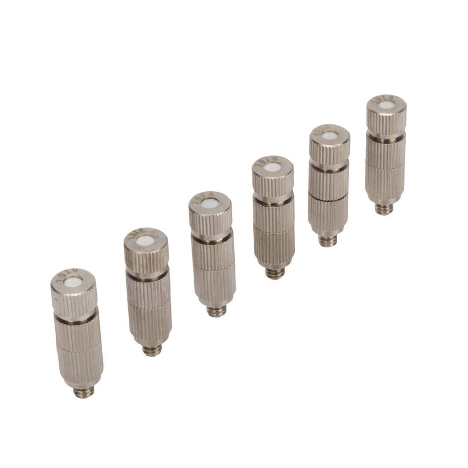 Arrosage du jardin d'irrigation de gazon Filtre à haute pression Cuivre Céramique Buse Atomisation Jardin Industrie agricole de refroidissement Humidification dépoussiérant Pulvérisateur
