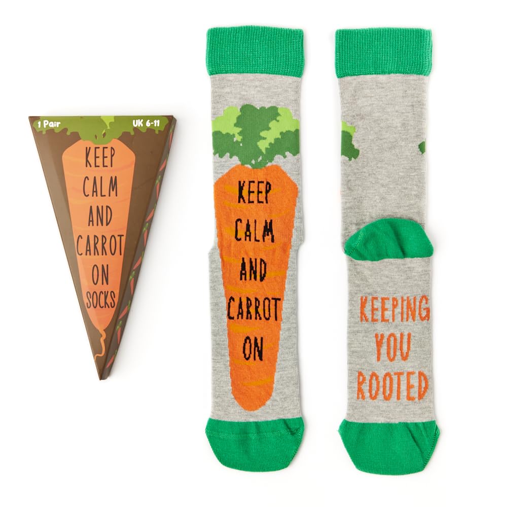 Urban Eccentric Unisex Multicolour Carrot Socks | Gift | 1 Pair | Cotton Rich Socks | Premium Socks | Novelty | Gifts