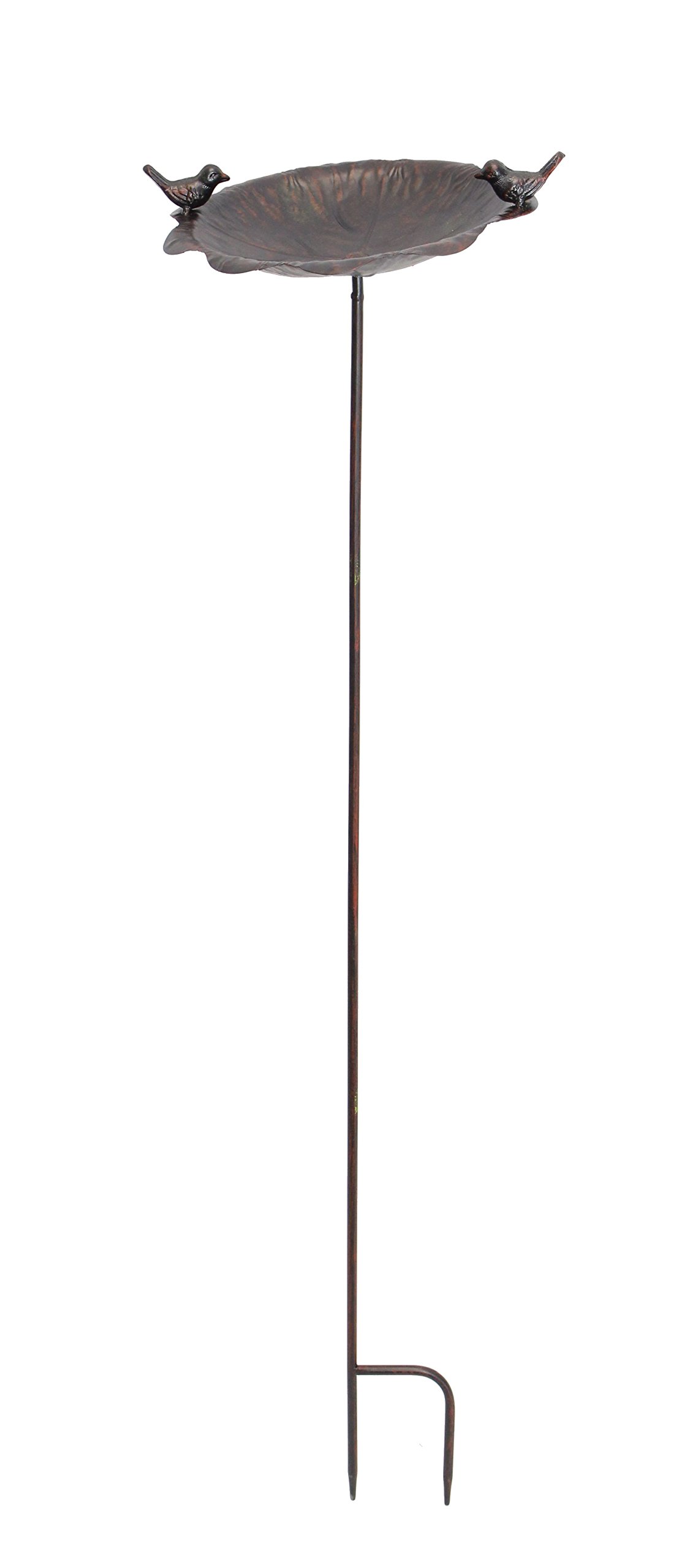 Frank,Abbeveratoio per uccelli "Piepmatz" a forma di fiore, piccoli uccellini per decorazione, ciotola ø circa 26 cm, altezza 110 cm