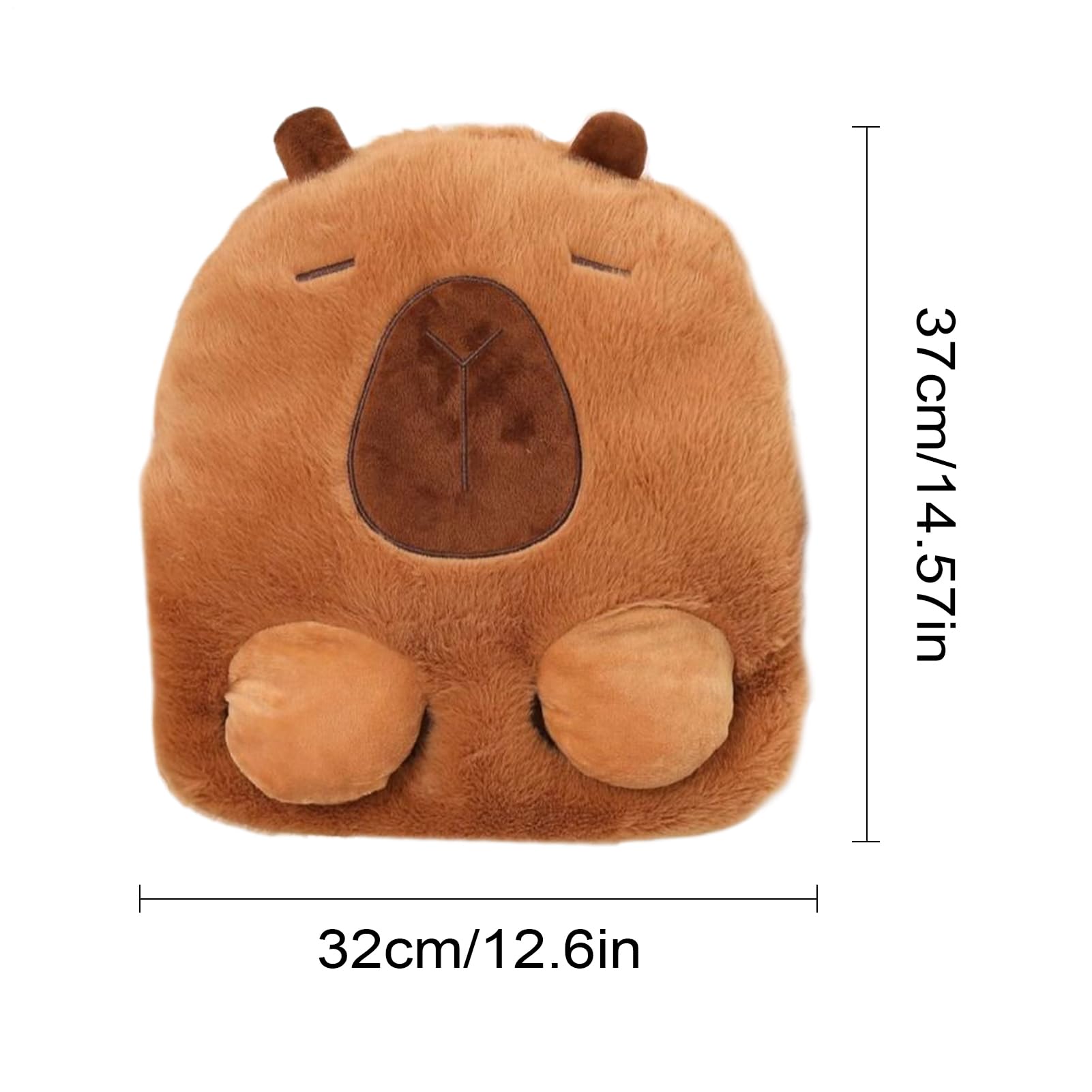 Scaldapiedi Riscaldato Scaldapiedi in Peluche a Forma Animale 2 in 1 | Peluche 3 Livelli di Calore Scaldapiedi con Forma di Animale per le Donne Ricarica USB Portatile Inverno Esterno Interno