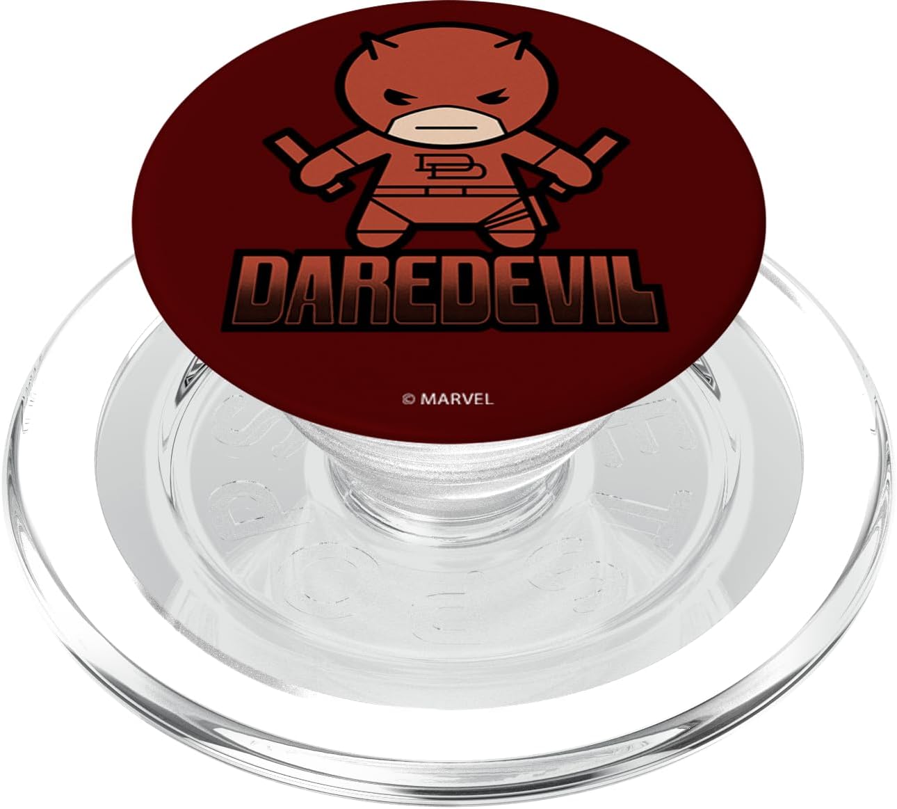 Marvel Daredevil All Red Cute Kawaii Stance PopSockets MagSafe PopGrip for iPhone