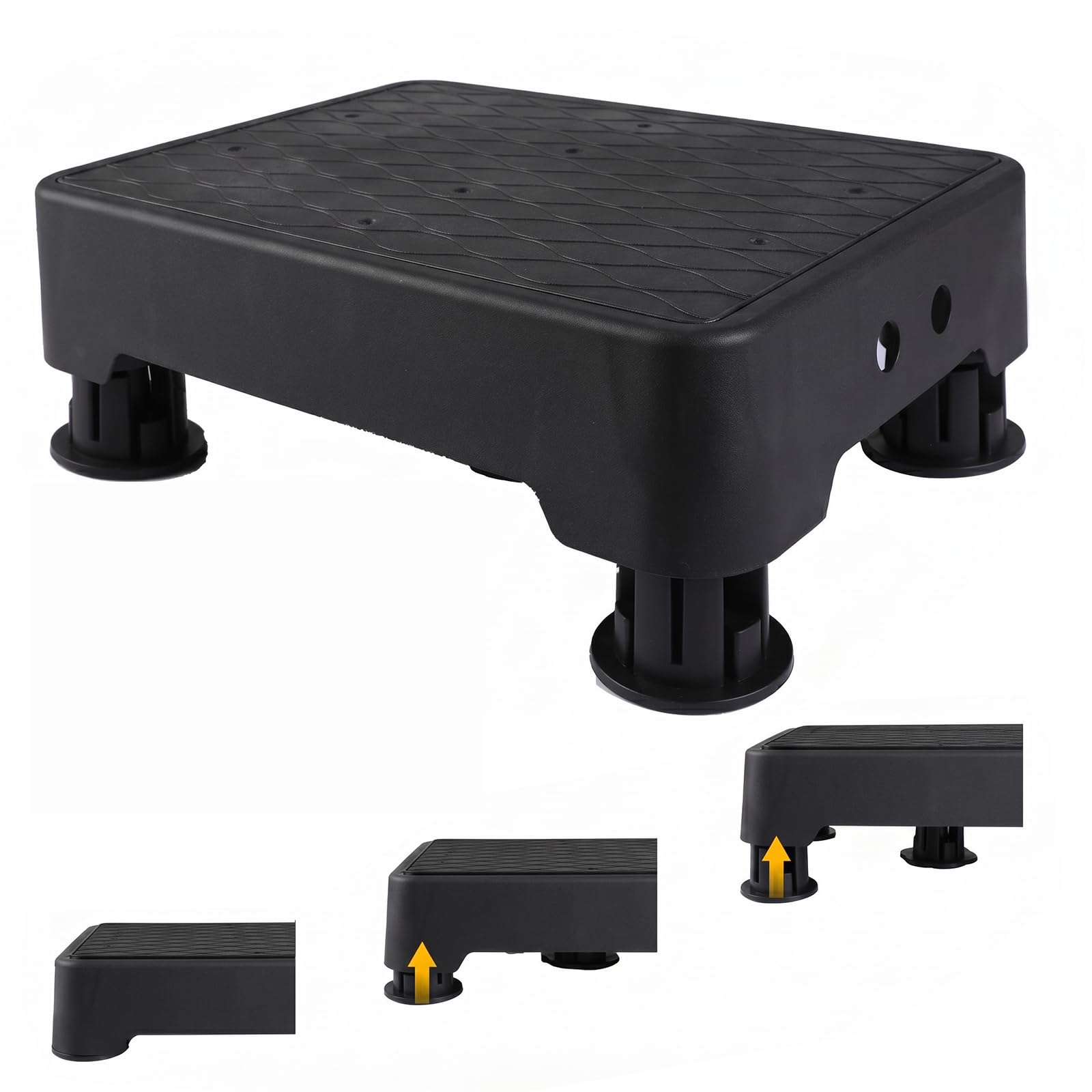 Noctilucent Step Stool - Safe & Adjustable for Seniors -8