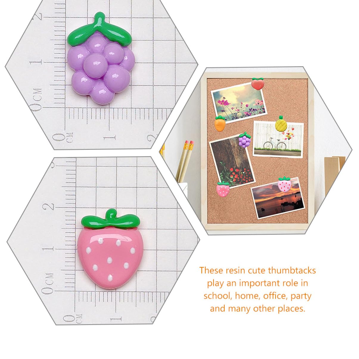 jojofuny 4 Sätze Obst Pin Bunte Karten Reißnägel Pinnnadeln Karten Reißnägel Pinnnadeln Für Karten Pinnnadeln Für Pinnwände Pinnwände Pinnwände Pinnwände Aluminiumlegierung 30 Stück * 4