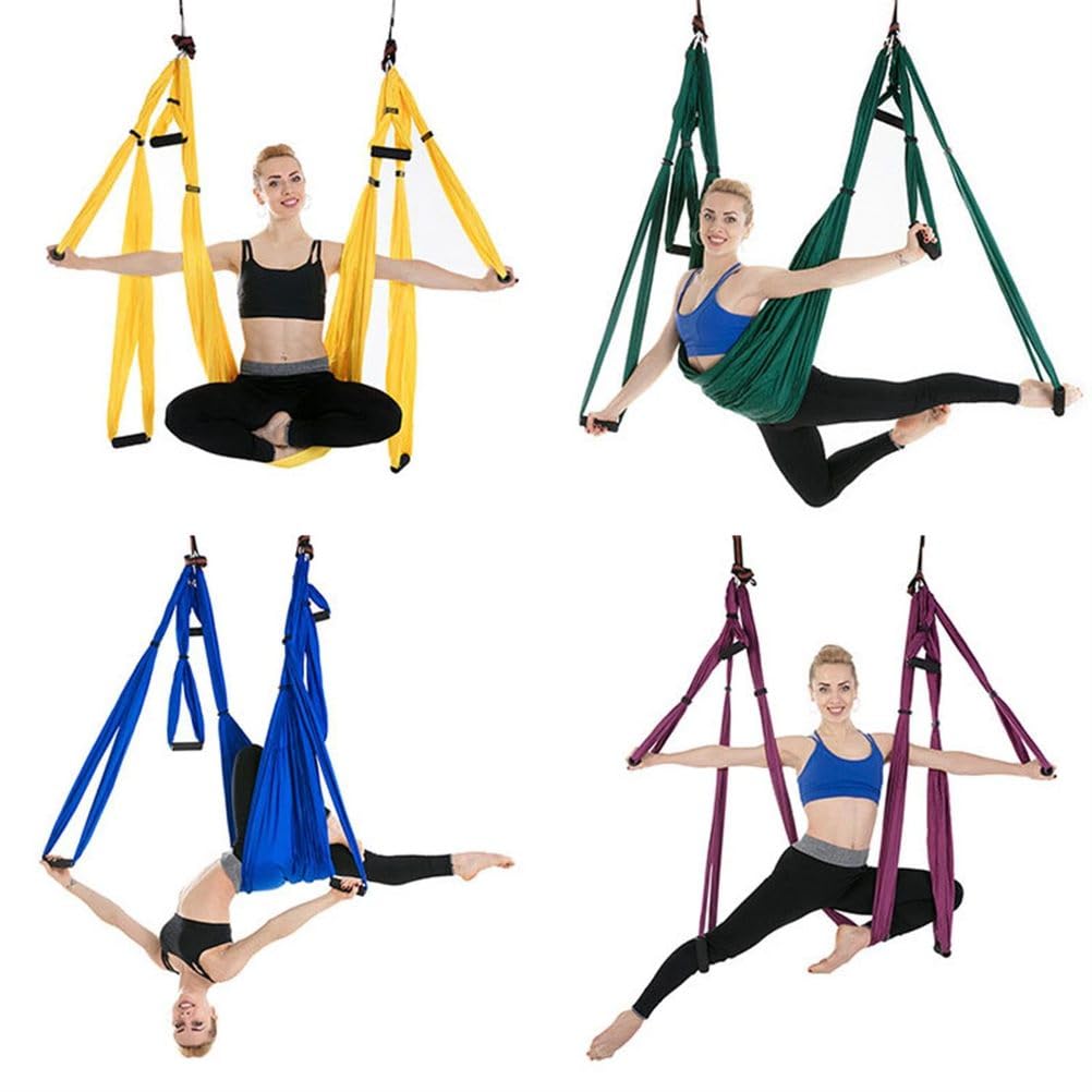 Yoga AéReo, Trapecio De Hamaca De Yoga, Columpio De Hamaca De InversióN De Yoga, Cuerda De TraccióN AéRea No EláStica para Yoga, para Yoga, Pilates Antigravedad