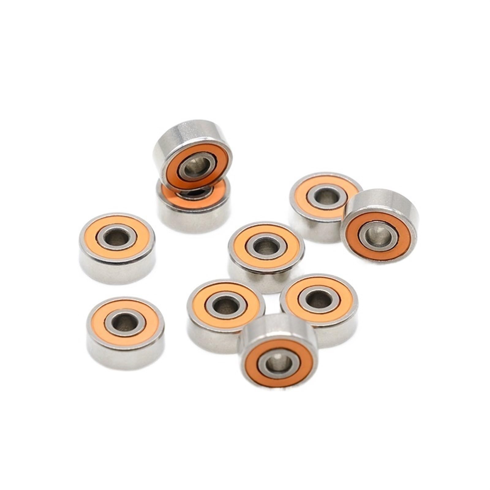 IEUMJNAT Bimetal Seal Shield Micro deep Groove Bearing 2pcs SMR623-2RS- CB 3X10X4mm Hybrid Ceramic