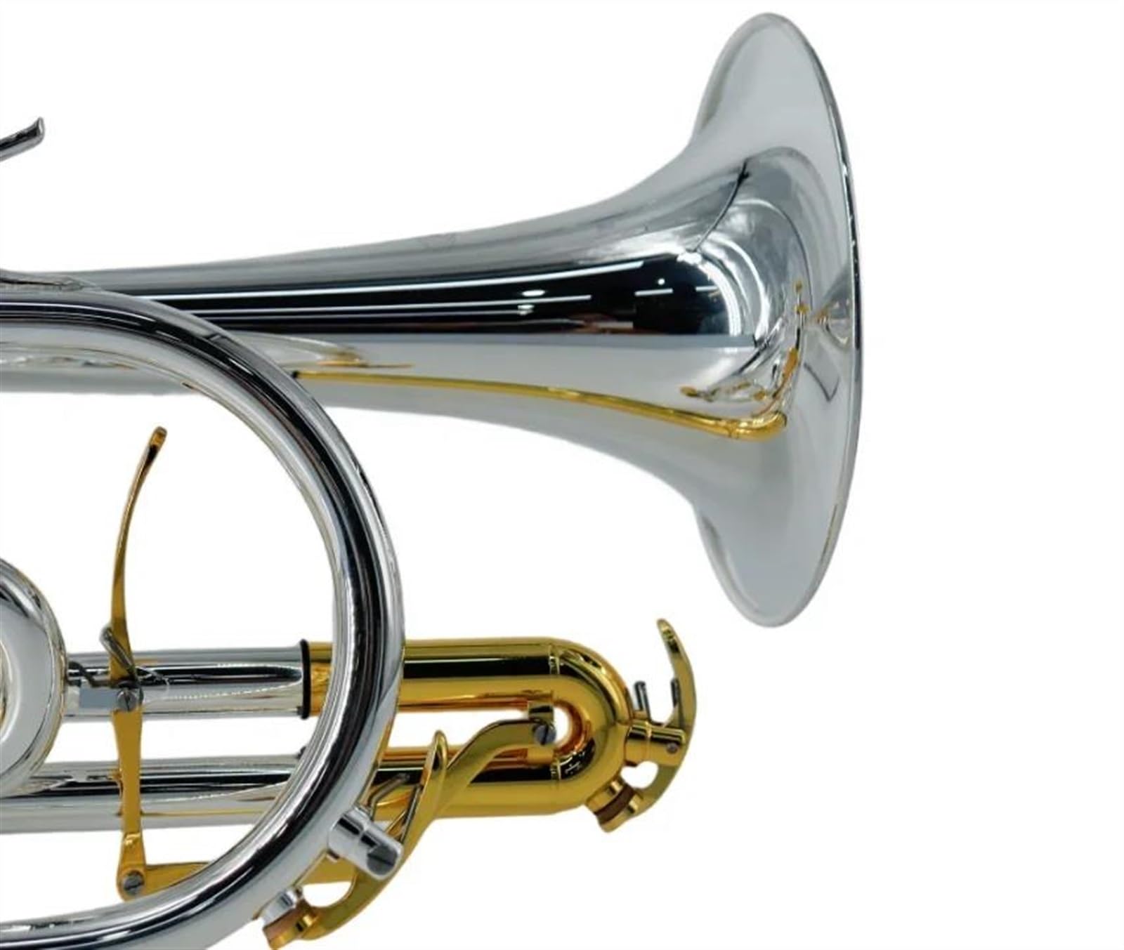 Amazon.co.jp: 楽器トランペット Bb キーシルバーコルネット