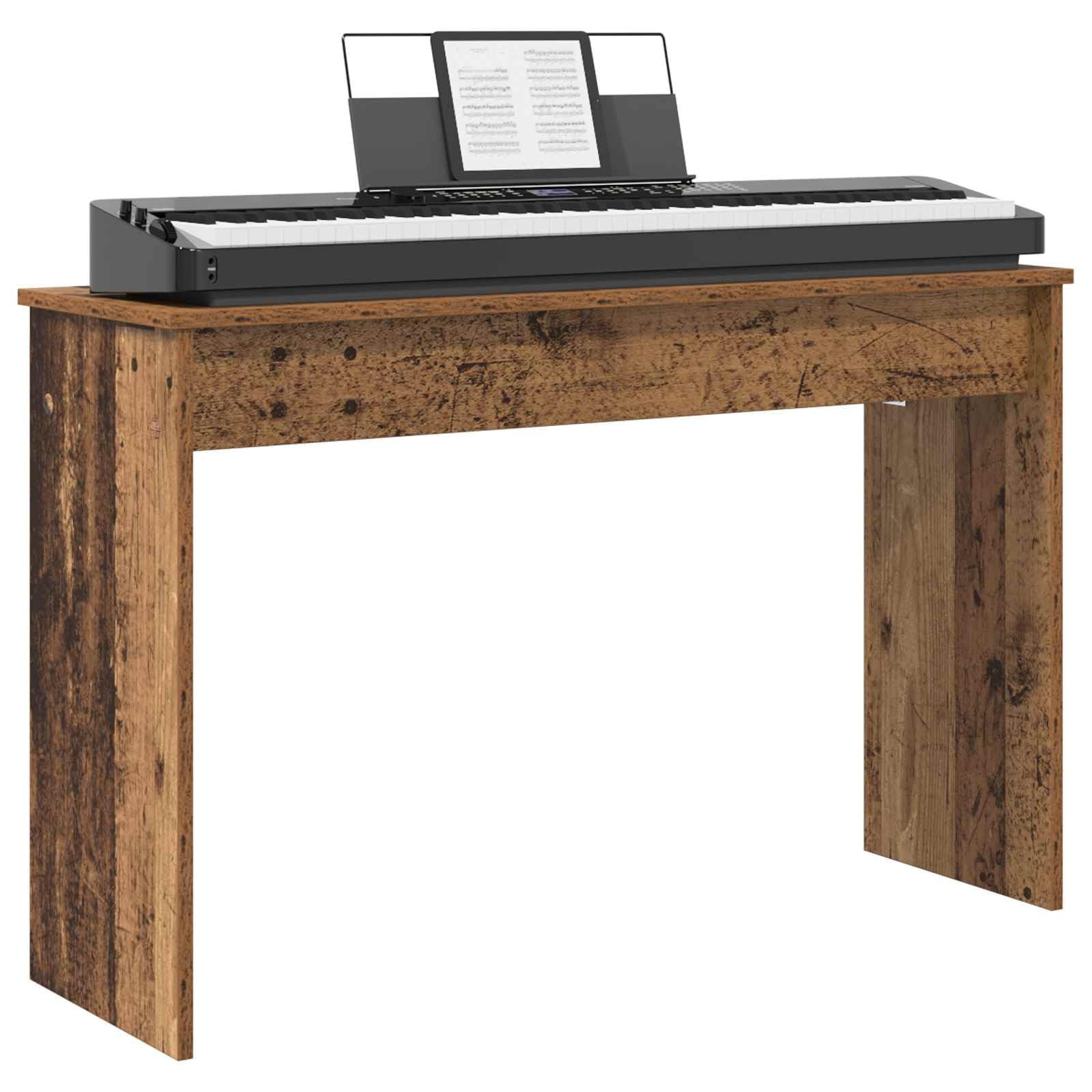 Tomostar Support pour Clavier, Support Stand pour Piano Table de Clavier Bois ancien 100x32x64 cm Bois d’ingénierie - Les Beatles, Paul McCartney, John Lennon, RIngo Starr, George Harrison Tomostar Support pour Clavier, Support Stand pour Piano Table de Clavier Bois ancien 100x32x64 cm Bois d'ingénierie