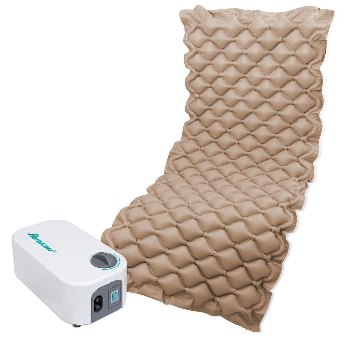 Romsons Nosor Bubble Mattress Bed Sores Prevention Kit with 1 Year Air Pump Warranty | Automatic Inflation & Deflation | High Efficiency Air Pump with Back Hook & Seamless Design.-image-8