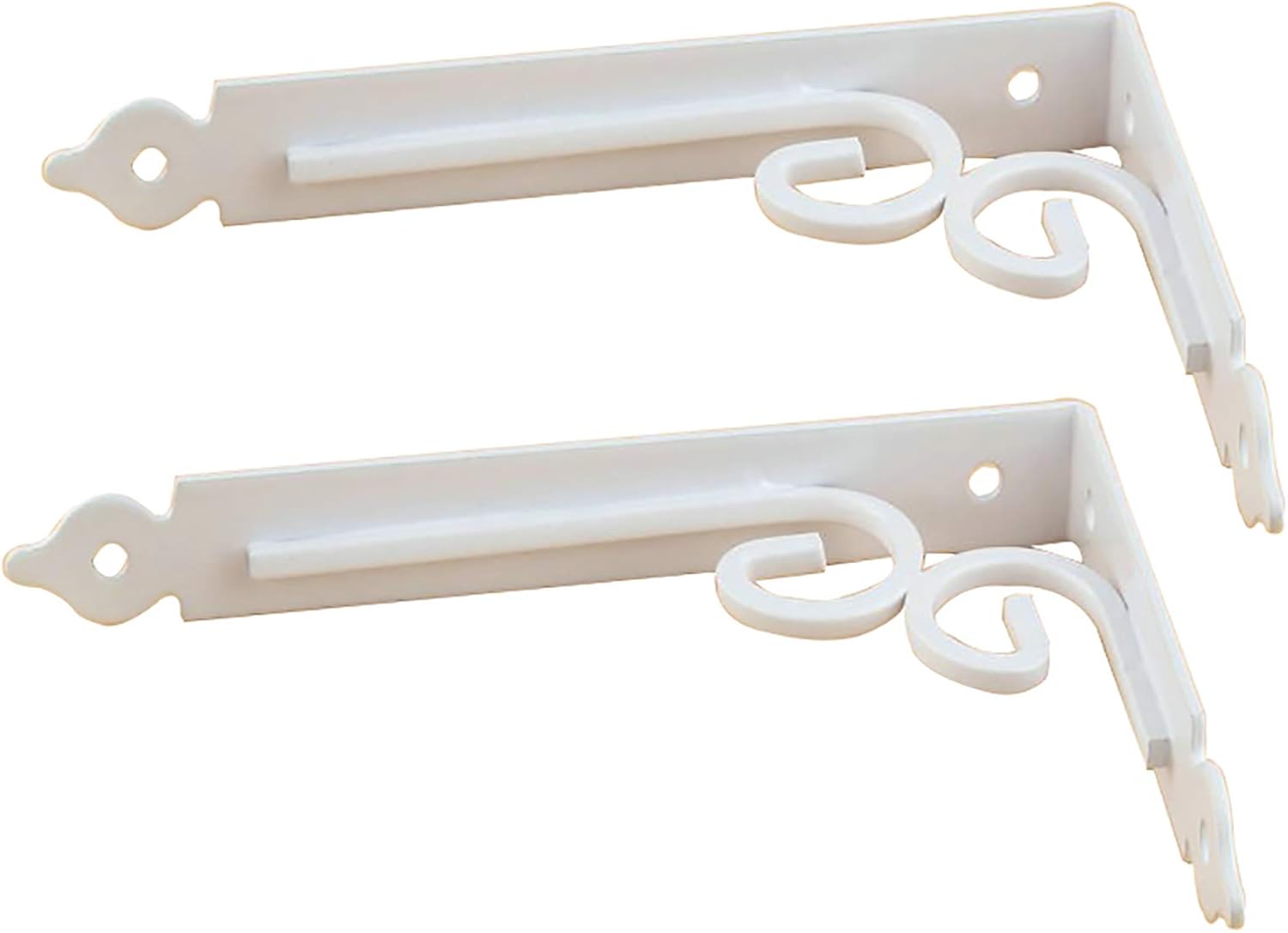 Rustic Decorative Shelf Bracket,Curly Metal Wall Brackets